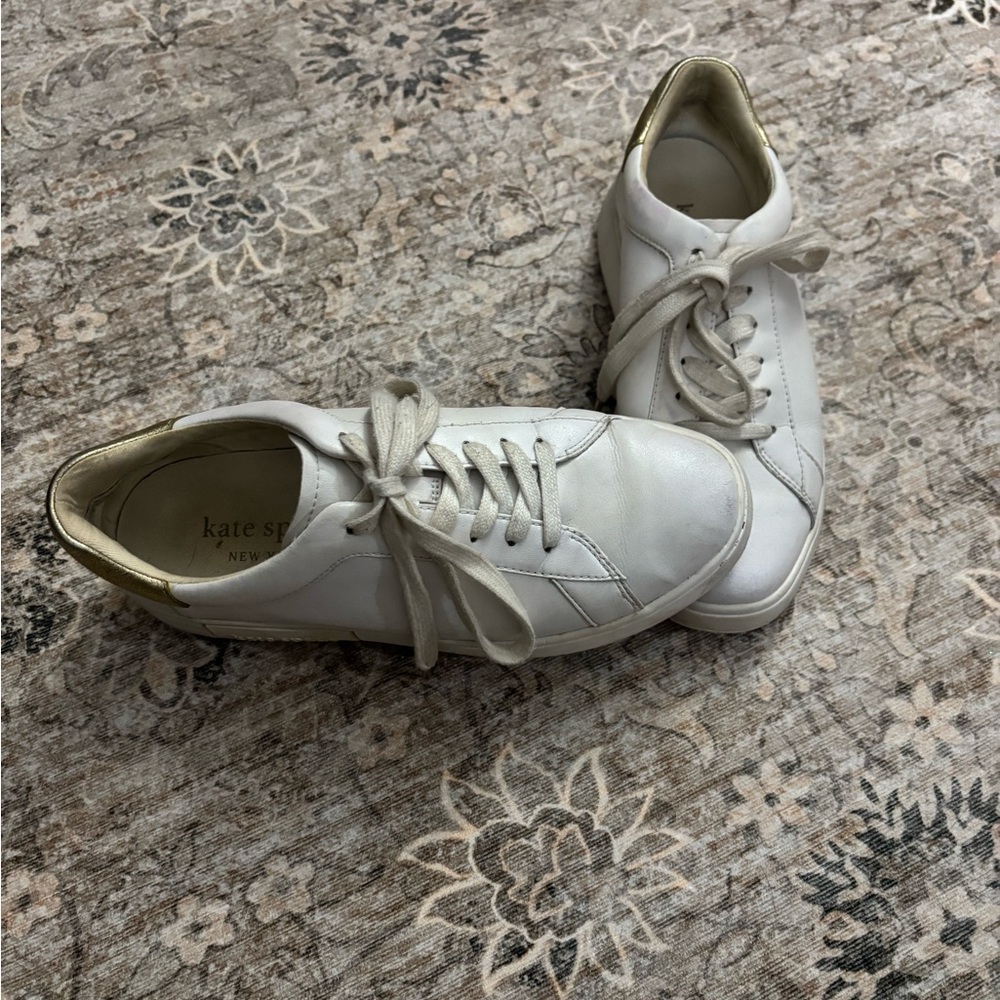 ♠️ Kate Spade White Tennis Shoes, Women’s Size 7.5 ♠️